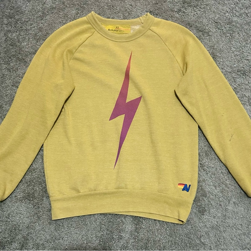 Aviator Nation bolt sweatshirt medium
